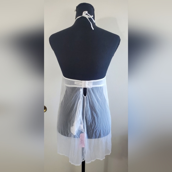 Jezebel Crave Lace Halter Underwire Chemise & G-string Set Womens Size Small - Picture 4 of 4